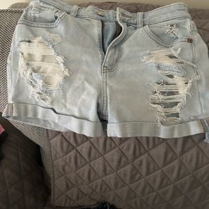 Blue black light blue jeans